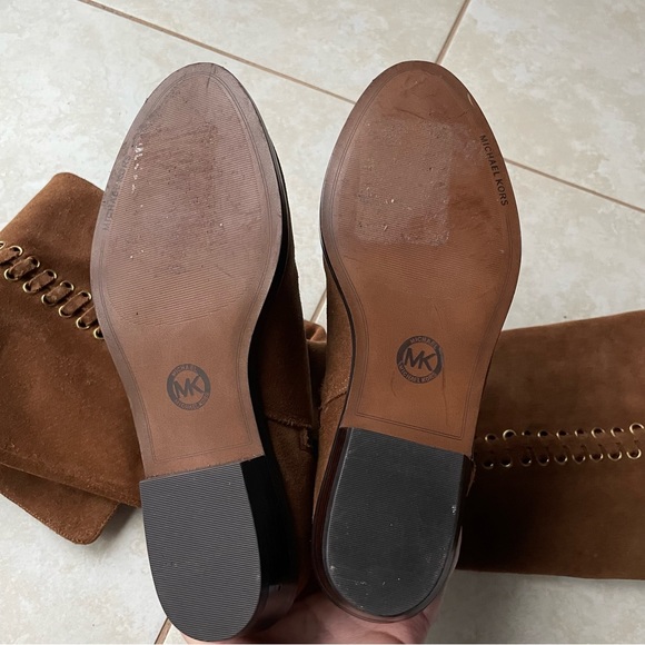 Michael Kors Malin Grommet Suede Boot Over Knee OTK OTN size 5.5 women’s boots - Picture 17 of 17